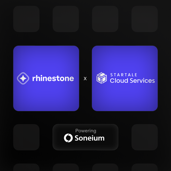 Soneium Account Abstraction powered by Rhinestone and Startale Cloud Services